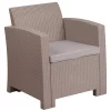 Emma+Oliver Emma And Oliver Light Gray Faux Rattan Chair With Light Gray Cushion 2 Emma+Oliver Emma And Oliver Light Gray Faux Rattan Chair With Light Gray Cushion -Zuo Modern Shop 6049116 Light Gray