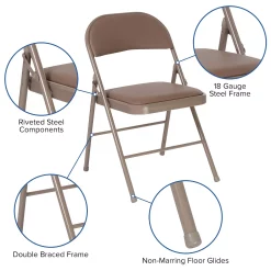 Flash Furniture Hercules Series Vinyl Folding Chair 2-piece Set -Zuo Modern Shop 6060266 ALT3
