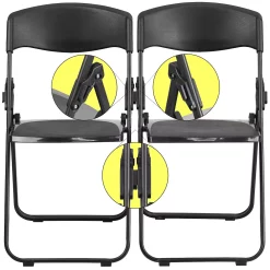Flash Furniture Hercules Series Folding Chair 2-piece Set 13 Flash Furniture Hercules Series Folding Chair 2-piece Set -Zuo Modern Shop 6060286 ALT5