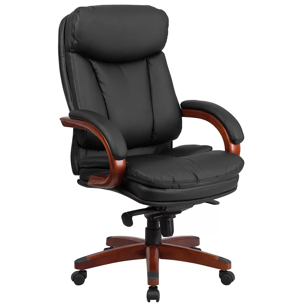 Flash Furniture Hansel High Back LeatherSoft Office Chair Flash Furniture Hansel High Back LeatherSoft Office Chair -Zuo Modern Shop 6060399