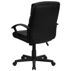Flash Furniture Lane Mid-Back LeatherSoft Swivel Office Chair 10 Flash Furniture Lane Mid-Back LeatherSoft Swivel Office Chair -Zuo Modern Shop 6061009 ALT3