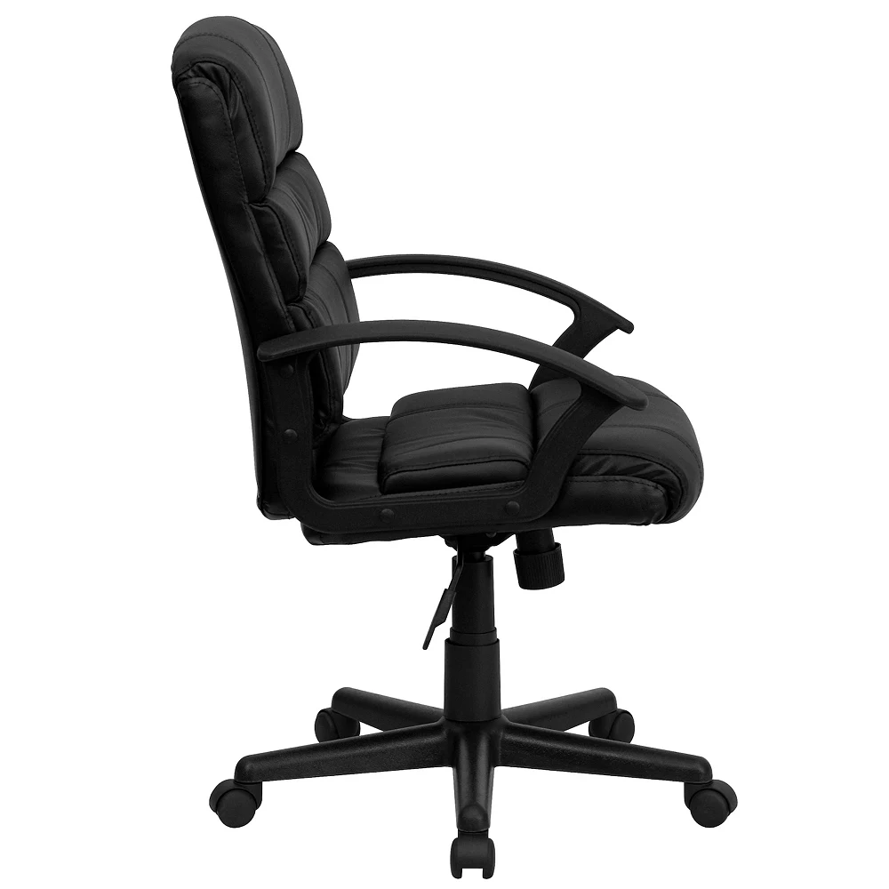 Flash Furniture Lane Mid-Back LeatherSoft Swivel Office Chair 7 Flash Furniture Lane Mid-Back LeatherSoft Swivel Office Chair - Image 5
