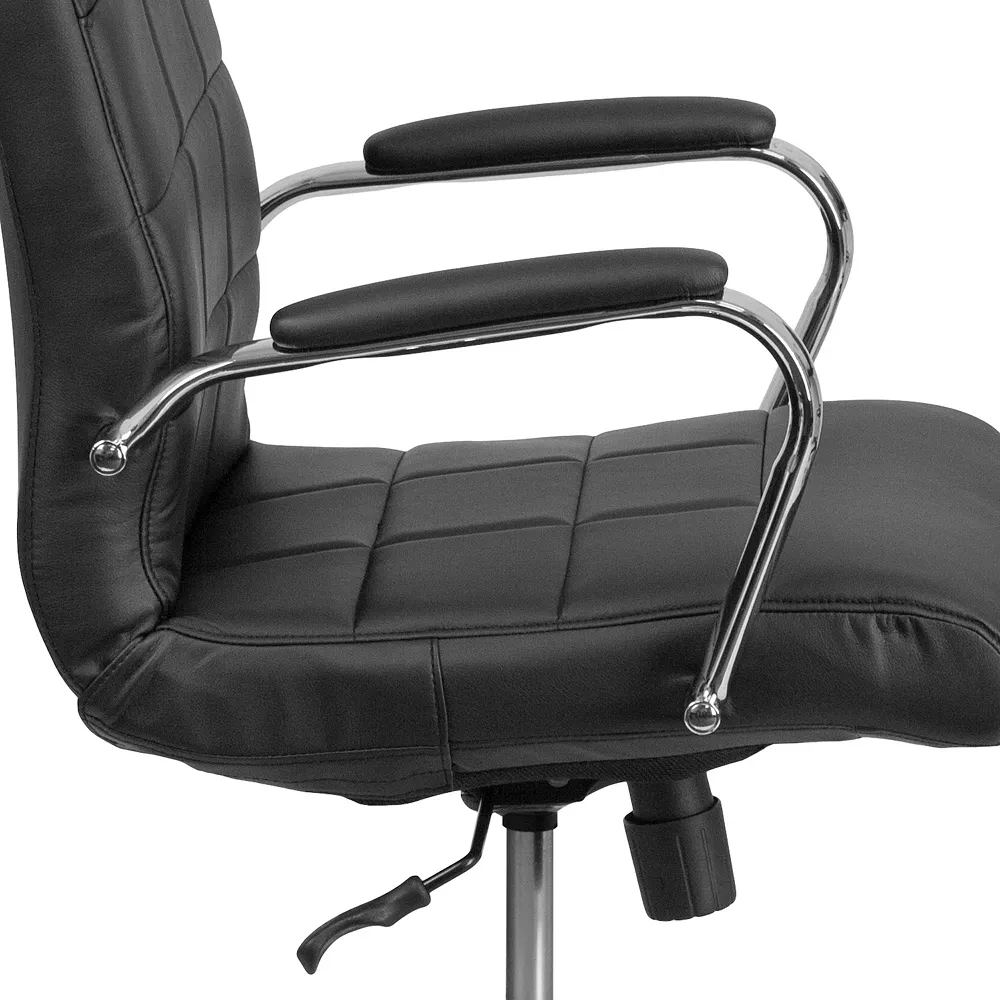 Flash Furniture Vivian Mid-Back Executive Swivel Office Chair 7 Flash Furniture Vivian Mid-Back Executive Swivel Office Chair - Image 5