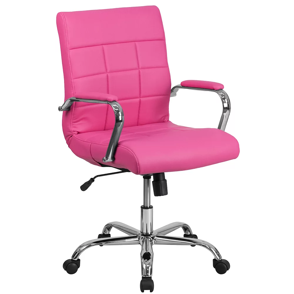 Flash Furniture Vivian Mid-Back Executive Swivel Office Chair 3 Flash Furniture Vivian Mid-Back Executive Swivel Office Chair