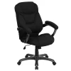 Flash Furniture Jessie High Back Executive Swivel Office Chair -Zuo Modern Shop 6061916 Black Microfiber