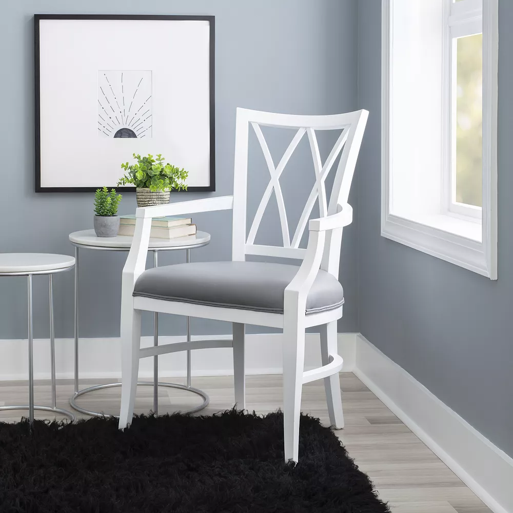 Linon Archie Arm Chair 4 Linon Archie Arm Chair - Image 2