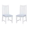 Linon Bonnie Dining Chair 2-piece Set -Zuo Modern Shop 6122409 White Natural