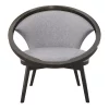 Cenports Clair Gray Mid-Century Fabric Upholstery Solid Wood Frame Accent Chair 1 Cenports Clair Gray Mid-Century Fabric Upholstery Solid Wood Frame Accent Chair -Zuo Modern Shop 6144465 Gray