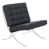LeisureMod Bellefonte Style Modern Pavilion Chair - Black 1 LeisureMod Bellefonte Style Modern Pavilion Chair - Black -Zuo Modern Shop 6144707 Black