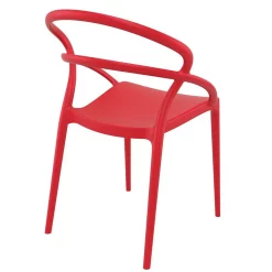 Luxury Commercial Living 32.25" Red Outdoor Patio Round Dining Chair 7 Luxury Commercial Living 32.25" Red Outdoor Patio Round Dining Chair -Zuo Modern Shop 6238268 ALT2