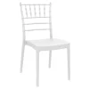 Luxury Commercial Living 36" White Stackable Outdoor Patio Armless Dining Chair 1 Luxury Commercial Living 36" White Stackable Outdoor Patio Armless Dining Chair -Zuo Modern Shop 6238466