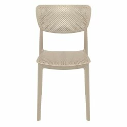 Luxury Commercial Living 33" Taupe Brown Stackable Patio Dining Chair 7 Luxury Commercial Living 33" Taupe Brown Stackable Patio Dining Chair -Zuo Modern Shop 6238507 ALT2