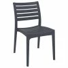 Luxury Commercial Living 33" Gray Stackable Outdoor Patio Dining Chair 2 Luxury Commercial Living 33" Gray Stackable Outdoor Patio Dining Chair -Zuo Modern Shop 6238665