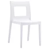 Luxury Commercial Living 32" White Outdoor Patio Solid Dining Chair -Zuo Modern Shop 6238802
