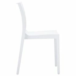 Luxury Commercial Living 32" White Outdoor Patio Solid Dining Chair -Zuo Modern Shop 6238802 ALT2