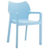 Luxury Commercial Living 33" Blue Outdoor Patio Solid Dining Arm Chair 2 Luxury Commercial Living 33" Blue Outdoor Patio Solid Dining Arm Chair -Zuo Modern Shop 6238844