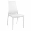 Luxury Commercial Living 37" White Outdoor Patio Solid High Back Dining Chair 2 Luxury Commercial Living 37" White Outdoor Patio Solid High Back Dining Chair -Zuo Modern Shop 6238925