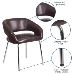 Emma+Oliver Emma And Oliver Contemporary LeatherSoft Side Reception Chair 8 Emma+Oliver Emma And Oliver Contemporary LeatherSoft Side Reception Chair -Zuo Modern Shop 6291626 ALT2