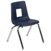 Emma+Oliver Emma And Oliver Student Stack School Chair - 14-inch -Zuo Modern Shop 6302785 Navy