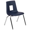 Emma+Oliver Emma And Oliver Student Stack School Chair - 16-inch -Zuo Modern Shop 6303321 Navy