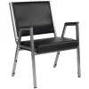 Emma+Oliver Emma And Oliver 1000 Lb. Rated Antimicrobial Bariatric Medical Guest Arm Chair 2 Emma+Oliver Emma And Oliver 1000 Lb. Rated Antimicrobial Bariatric Medical Guest Arm Chair -Zuo Modern Shop 6304486 Black Vinyl