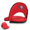 Picnic Time San Francisco 49ers Oniva Portable Chair -Zuo Modern Shop 945802 Red