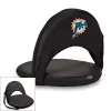 Picnic Time Miami Dolphins Oniva Portable Chair -Zuo Modern Shop 945804 Black